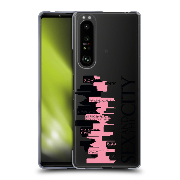 Sex and The City: Television Series Graphics City Soft Gel Case for Sony Xperia 1 III