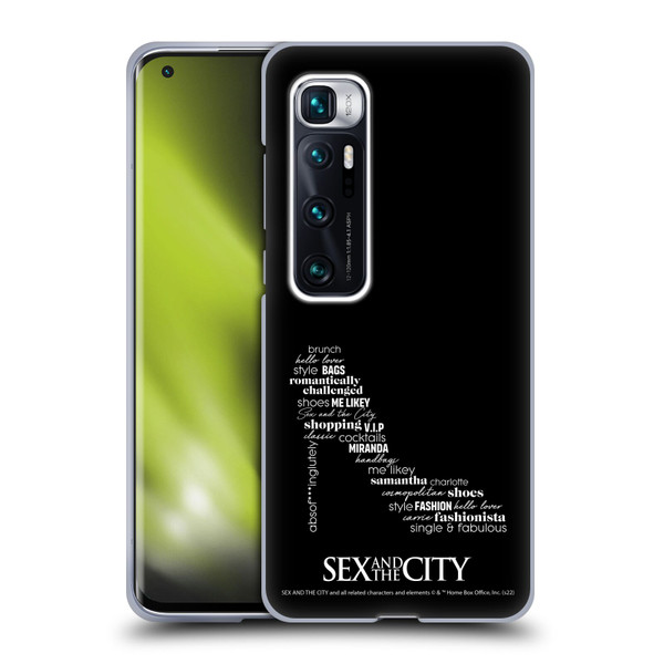 Sex and The City: Television Series Graphics Shoe Soft Gel Case for Xiaomi Mi 10 Ultra 5G