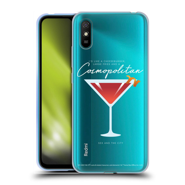 Sex and The City: Television Series Graphics Glass Soft Gel Case for Xiaomi Redmi 9A / Redmi 9AT