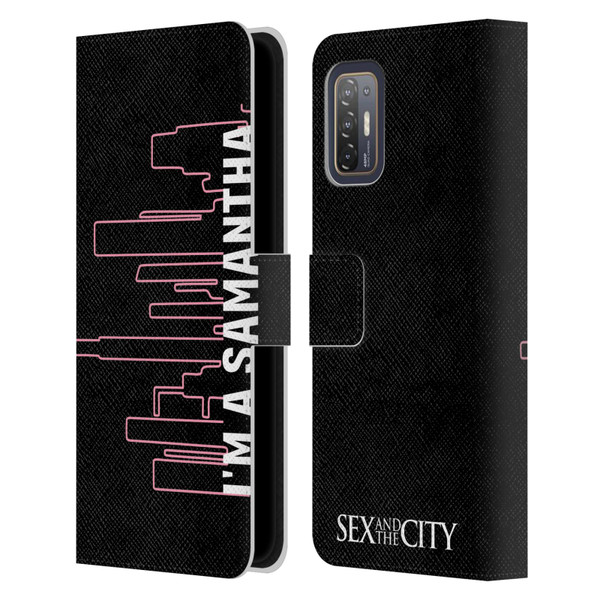 Sex and The City: Television Series Characters Samantha Leather Book Wallet Case Cover For HTC Desire 21 Pro 5G