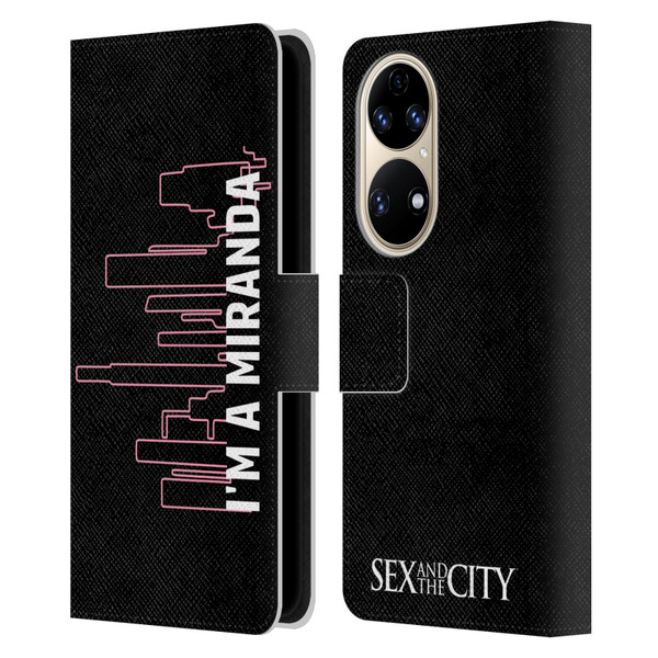 Sex and The City: Television Series Characters Miranda Leather Book Wallet Case Cover For Huawei P50