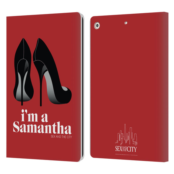 Sex and The City: Television Series Characters I'm A Samantha Leather Book Wallet Case Cover For Apple iPad 10.2 2019/2020/2021