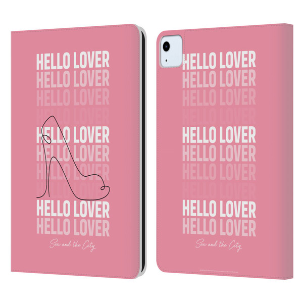 Sex and The City: Television Series Characters Hello Lover Carrie Leather Book Wallet Case Cover For Apple iPad Air 2020 / 2022
