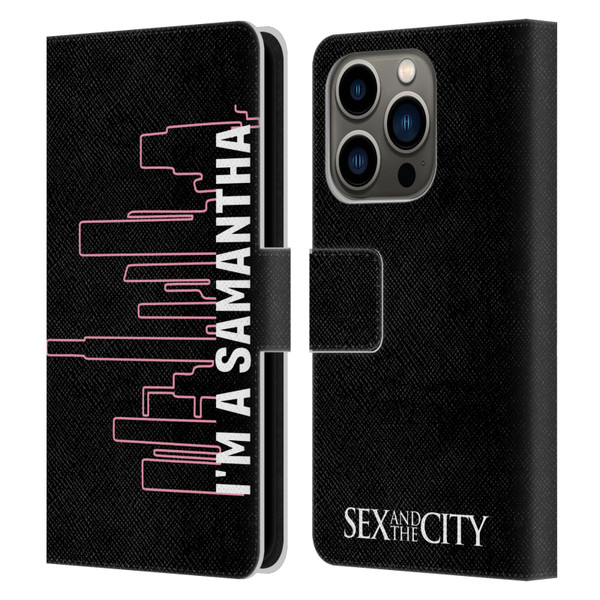 Sex and The City: Television Series Characters Samantha Leather Book Wallet Case Cover For Apple iPhone 14 Pro