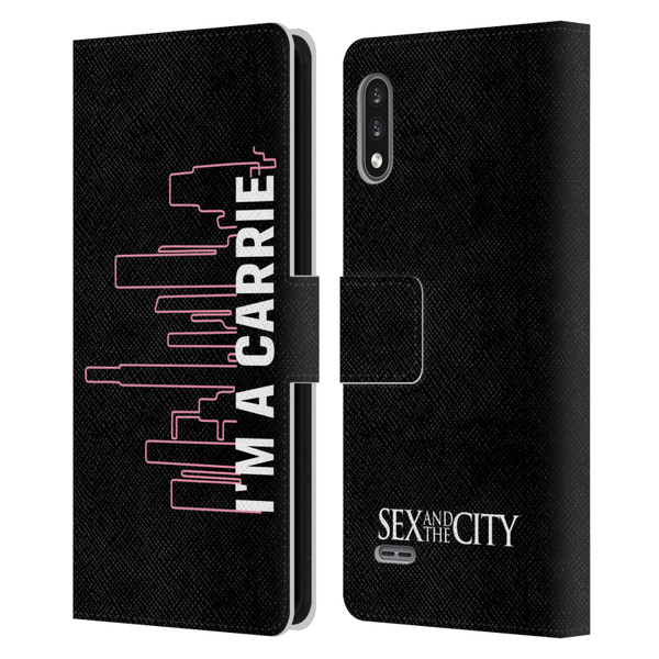 Sex and The City: Television Series Characters Carrie Leather Book Wallet Case Cover For LG K22