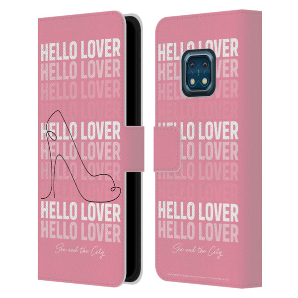 Sex and The City: Television Series Characters Hello Lover Carrie Leather Book Wallet Case Cover For Nokia XR20