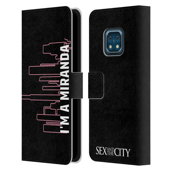 Sex and The City: Television Series Characters Miranda Leather Book Wallet Case Cover For Nokia XR20