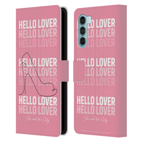 Sex and The City: Television Series Characters Hello Lover Carrie Leather Book Wallet Case Cover For Motorola Edge S30 / Moto G200 5G