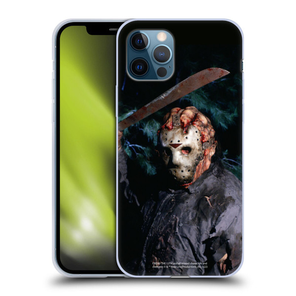 Friday the 13th: Jason Goes To Hell Graphics Jason Voorhees Soft Gel Case for Apple iPhone 12 / iPhone 12 Pro