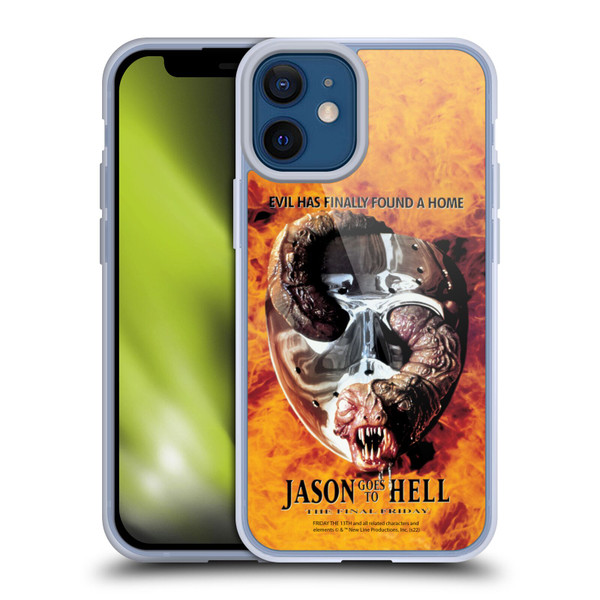 Friday the 13th: Jason Goes To Hell Graphics Key Art Soft Gel Case for Apple iPhone 12 Mini