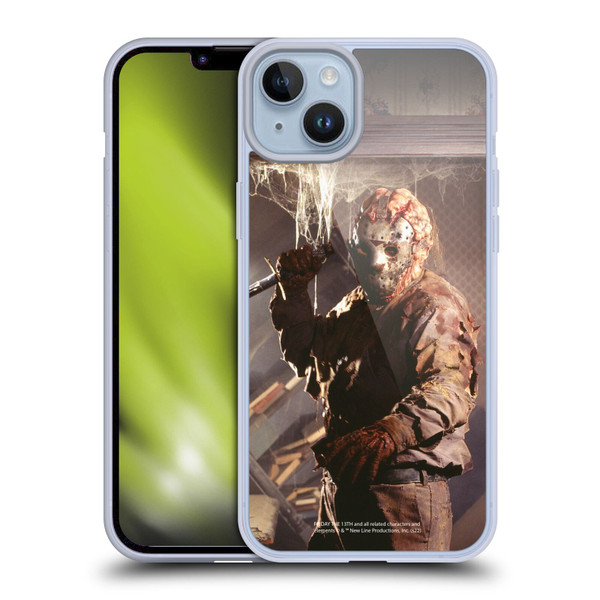 Friday the 13th: Jason Goes To Hell Graphics Jason Voorhees 2 Soft Gel Case for Apple iPhone 14 Plus
