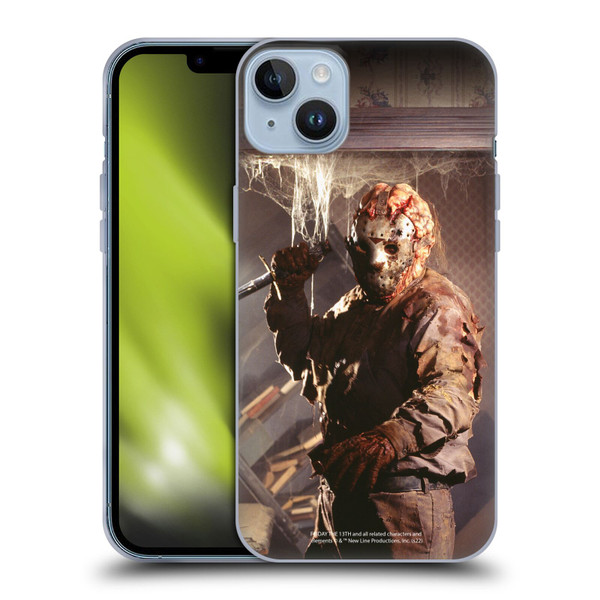 Friday the 13th: Jason Goes To Hell Graphics Jason Voorhees 2 Soft Gel Case for Apple iPhone 14 Plus