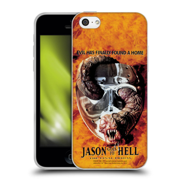 Friday the 13th: Jason Goes To Hell Graphics Key Art Soft Gel Case for Apple iPhone 5c
