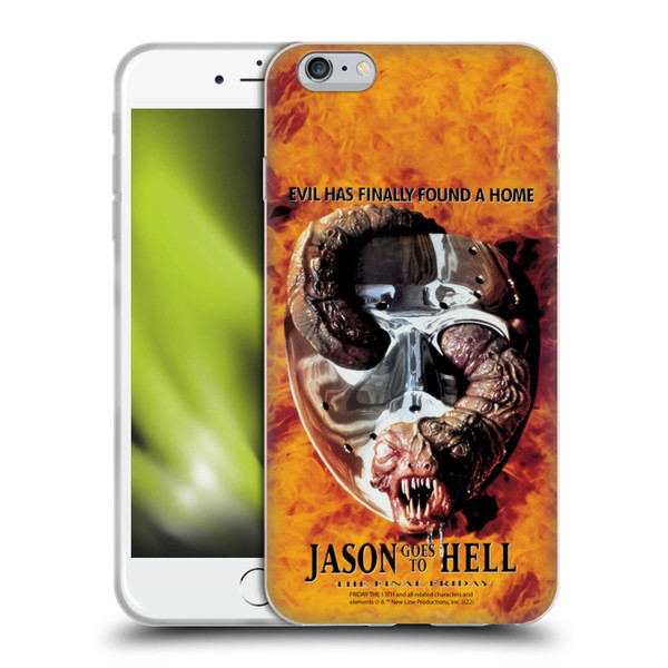 Friday the 13th: Jason Goes To Hell Graphics Key Art Soft Gel Case for Apple iPhone 6 Plus / iPhone 6s Plus