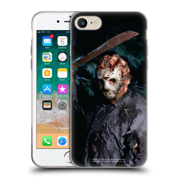 Friday the 13th: Jason Goes To Hell Graphics Jason Voorhees Soft Gel Case for Apple iPhone 7 / 8 / SE 2020 & 2022