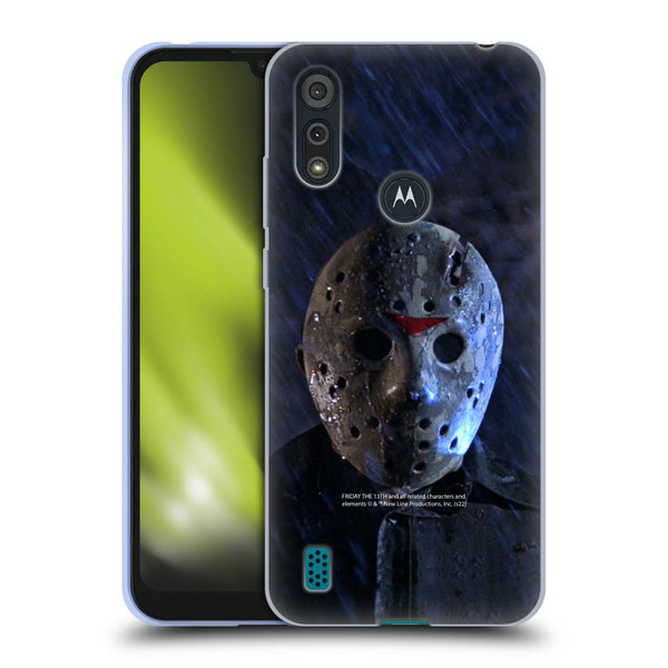 Friday the 13th: A New Beginning Graphics Jason Soft Gel Case for Motorola Moto E6s (2020)