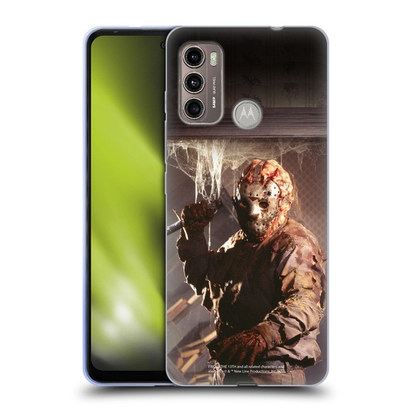 Friday the 13th: Jason Goes To Hell Graphics Jason Voorhees 2 Soft Gel Case for Motorola Moto G60 / Moto G40 Fusion