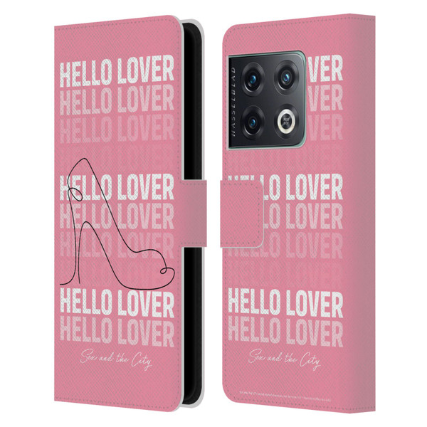 Sex and The City: Television Series Characters Hello Lover Carrie Leather Book Wallet Case Cover For OnePlus 10 Pro