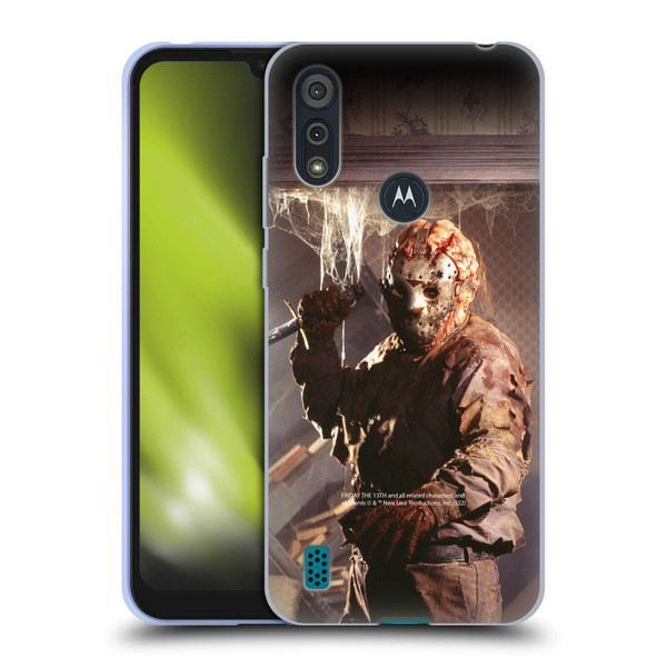 Friday the 13th: Jason Goes To Hell Graphics Jason Voorhees 2 Soft Gel Case for Motorola Moto E6s (2020)