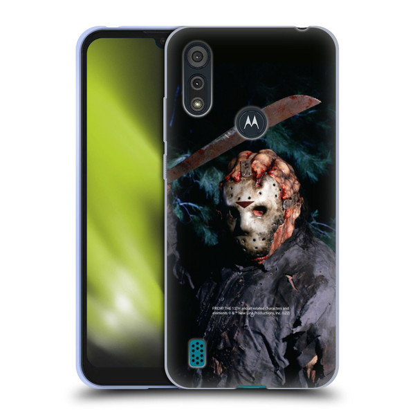 Friday the 13th: Jason Goes To Hell Graphics Jason Voorhees Soft Gel Case for Motorola Moto E6s (2020)