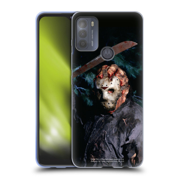 Friday the 13th: Jason Goes To Hell Graphics Jason Voorhees Soft Gel Case for Motorola Moto G50