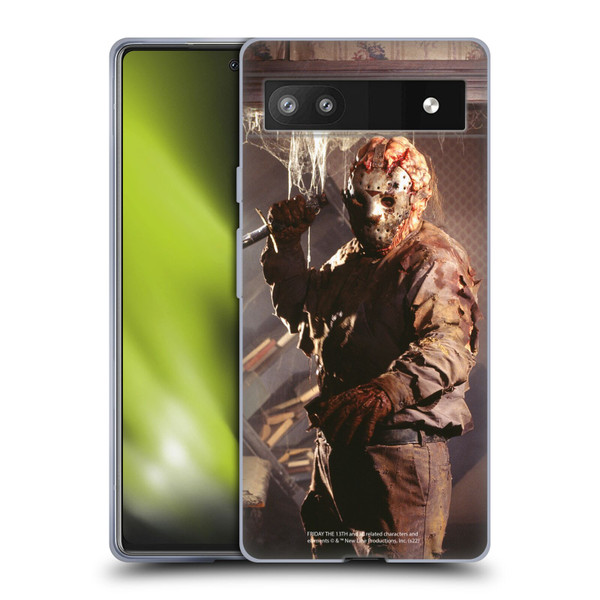 Friday the 13th: Jason Goes To Hell Graphics Jason Voorhees 2 Soft Gel Case for Google Pixel 6a