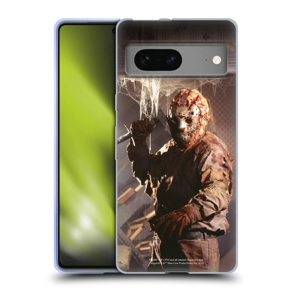 Friday the 13th: Jason Goes To Hell Graphics Jason Voorhees 2 Soft Gel Case for Google Pixel 7