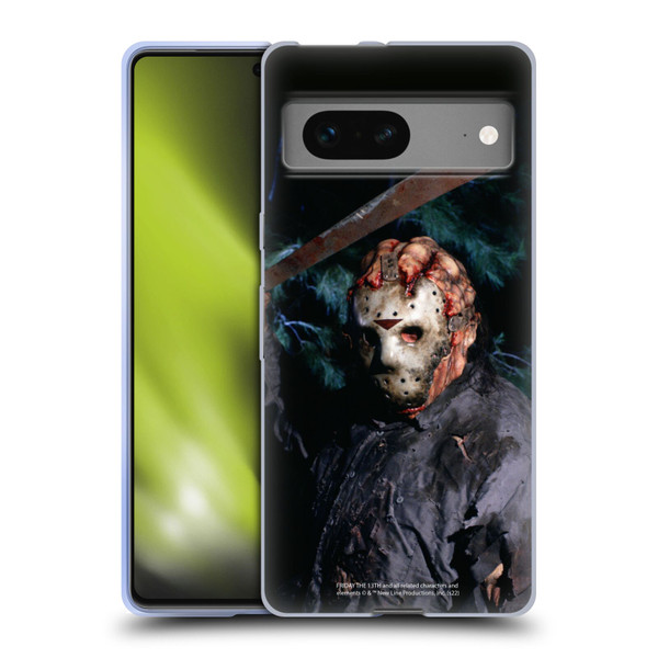 Friday the 13th: Jason Goes To Hell Graphics Jason Voorhees Soft Gel Case for Google Pixel 7