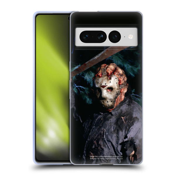 Friday the 13th: Jason Goes To Hell Graphics Jason Voorhees Soft Gel Case for Google Pixel 7 Pro