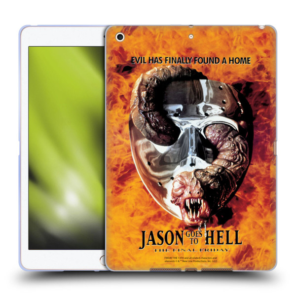 Friday the 13th: Jason Goes To Hell Graphics Key Art Soft Gel Case for Apple iPad 10.2 2019/2020/2021
