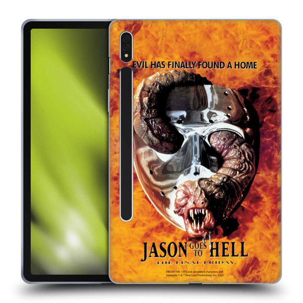 Friday the 13th: Jason Goes To Hell Graphics Key Art Soft Gel Case for Samsung Galaxy Tab S8