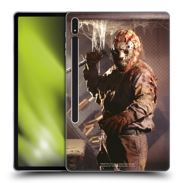 Friday the 13th: Jason Goes To Hell Graphics Jason Voorhees 2 Soft Gel Case for Samsung Galaxy Tab S8 Plus