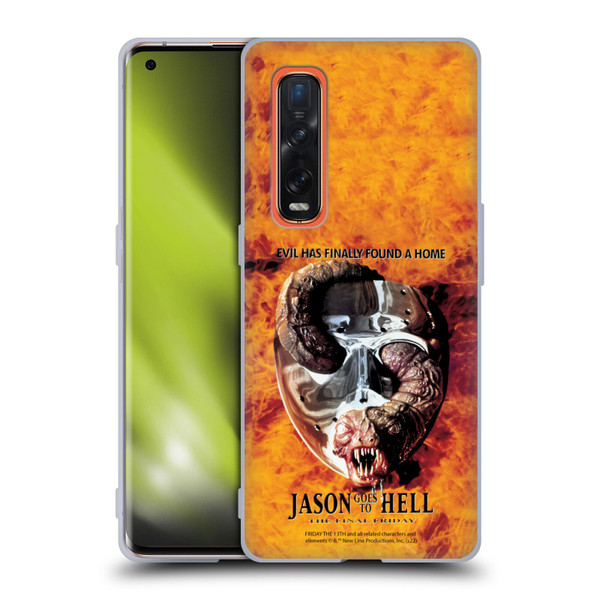Friday the 13th: Jason Goes To Hell Graphics Key Art Soft Gel Case for OPPO Find X2 Pro 5G