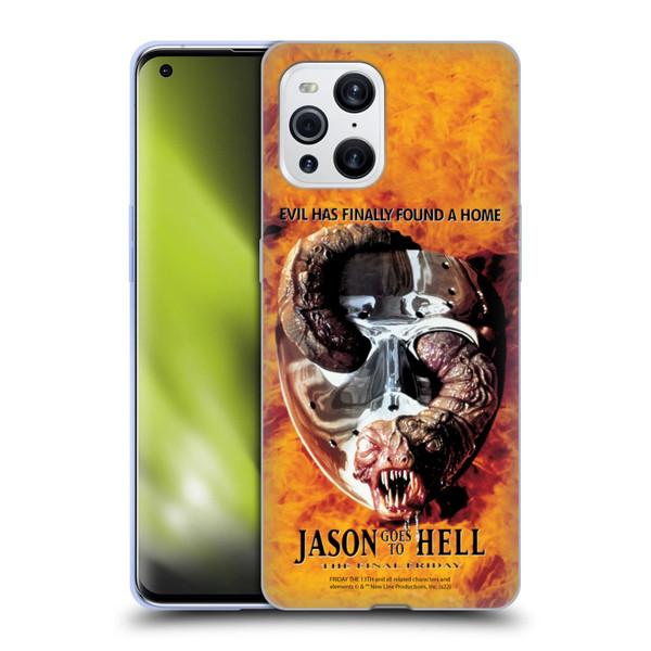 Friday the 13th: Jason Goes To Hell Graphics Key Art Soft Gel Case for OPPO Find X3 / Pro