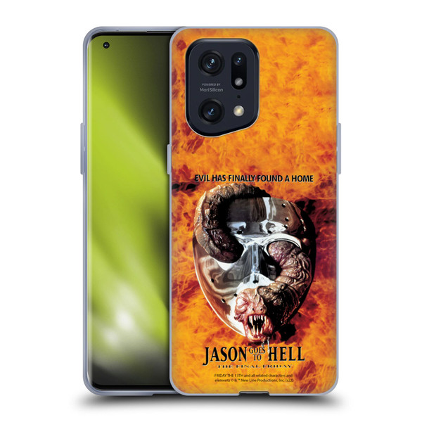 Friday the 13th: Jason Goes To Hell Graphics Key Art Soft Gel Case for OPPO Find X5 Pro