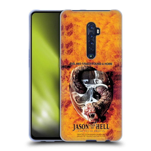 Friday the 13th: Jason Goes To Hell Graphics Key Art Soft Gel Case for OPPO Reno 2