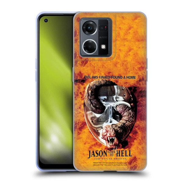 Friday the 13th: Jason Goes To Hell Graphics Key Art Soft Gel Case for OPPO Reno8 4G