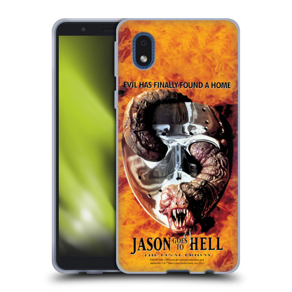 Friday the 13th: Jason Goes To Hell Graphics Key Art Soft Gel Case for Samsung Galaxy A01 Core (2020)