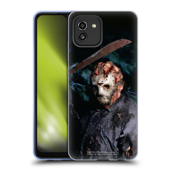 Friday the 13th: Jason Goes To Hell Graphics Jason Voorhees Soft Gel Case for Samsung Galaxy A03 (2021)