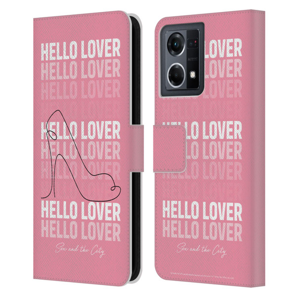 Sex and The City: Television Series Characters Hello Lover Carrie Leather Book Wallet Case Cover For OPPO Reno8 4G