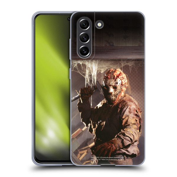 Friday the 13th: Jason Goes To Hell Graphics Jason Voorhees 2 Soft Gel Case for Samsung Galaxy S21 FE 5G