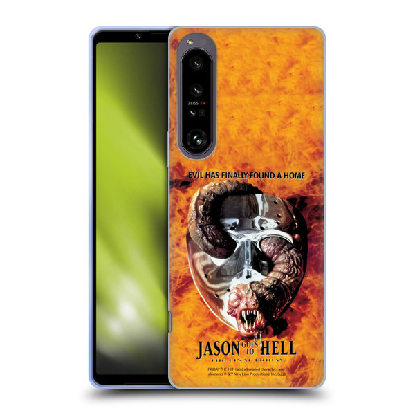 Friday the 13th: Jason Goes To Hell Graphics Key Art Soft Gel Case for Sony Xperia 1 IV