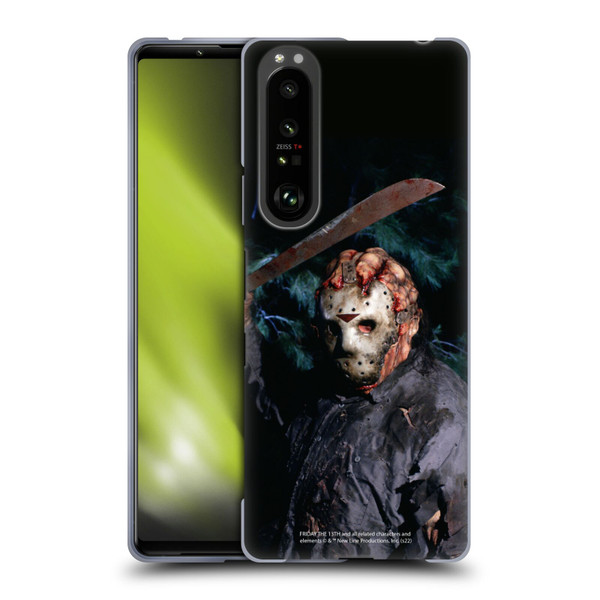 Friday the 13th: Jason Goes To Hell Graphics Jason Voorhees Soft Gel Case for Sony Xperia 1 III