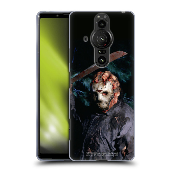 Friday the 13th: Jason Goes To Hell Graphics Jason Voorhees Soft Gel Case for Sony Xperia Pro-I