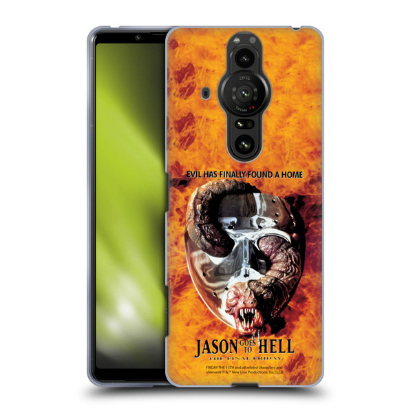 Friday the 13th: Jason Goes To Hell Graphics Key Art Soft Gel Case for Sony Xperia Pro-I