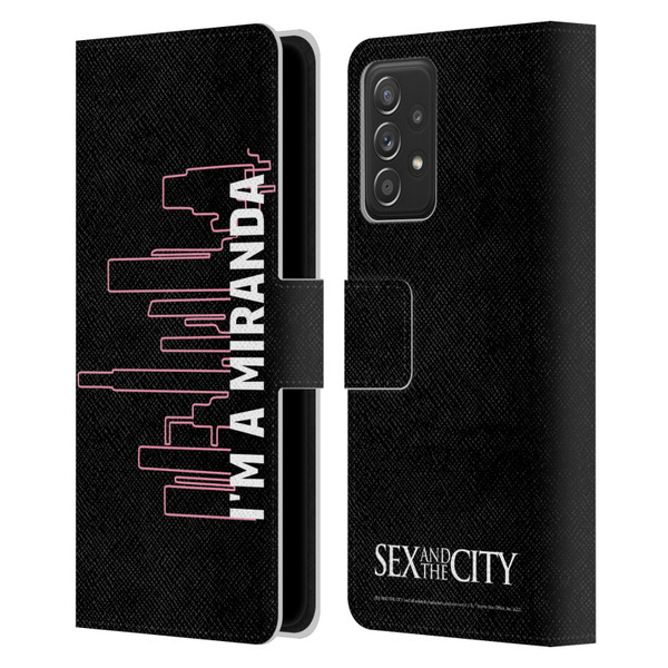 Sex and The City: Television Series Characters Miranda Leather Book Wallet Case Cover For Samsung Galaxy A52 / A52s / 5G (2021)