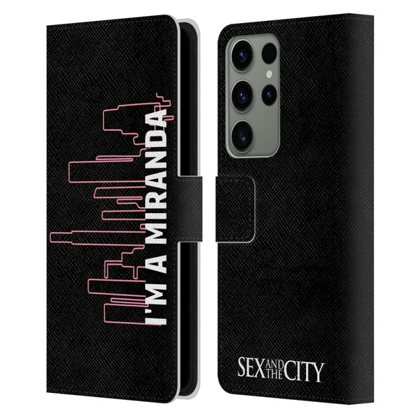 Sex and The City: Television Series Characters Miranda Leather Book Wallet Case Cover For Samsung Galaxy S23 Ultra 5G