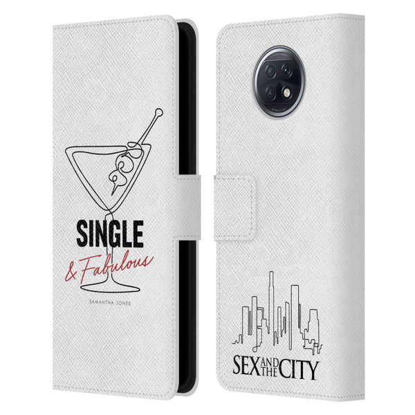 Sex and The City: Television Series Characters Single And Fabulous Samantha Leather Book Wallet Case Cover For Xiaomi Redmi Note 9T 5G