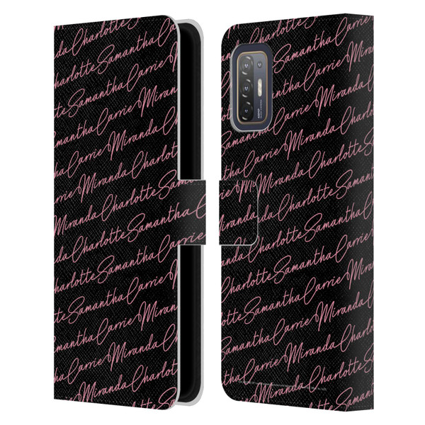 Sex and The City: Television Series Graphics Name Pattern Leather Book Wallet Case Cover For HTC Desire 21 Pro 5G