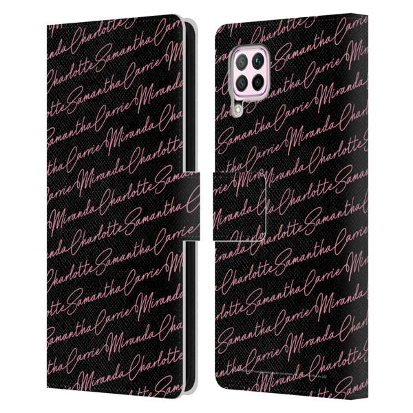 Sex and The City: Television Series Graphics Name Pattern Leather Book Wallet Case Cover For Huawei Nova 6 SE / P40 Lite